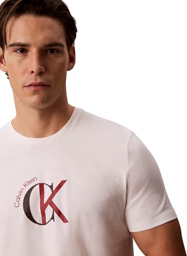 Thumbnail 2 de Camiseta gráfica Calvin Klein CK Graphic LV14RE829G – Hombre, L, Blanco/Gris