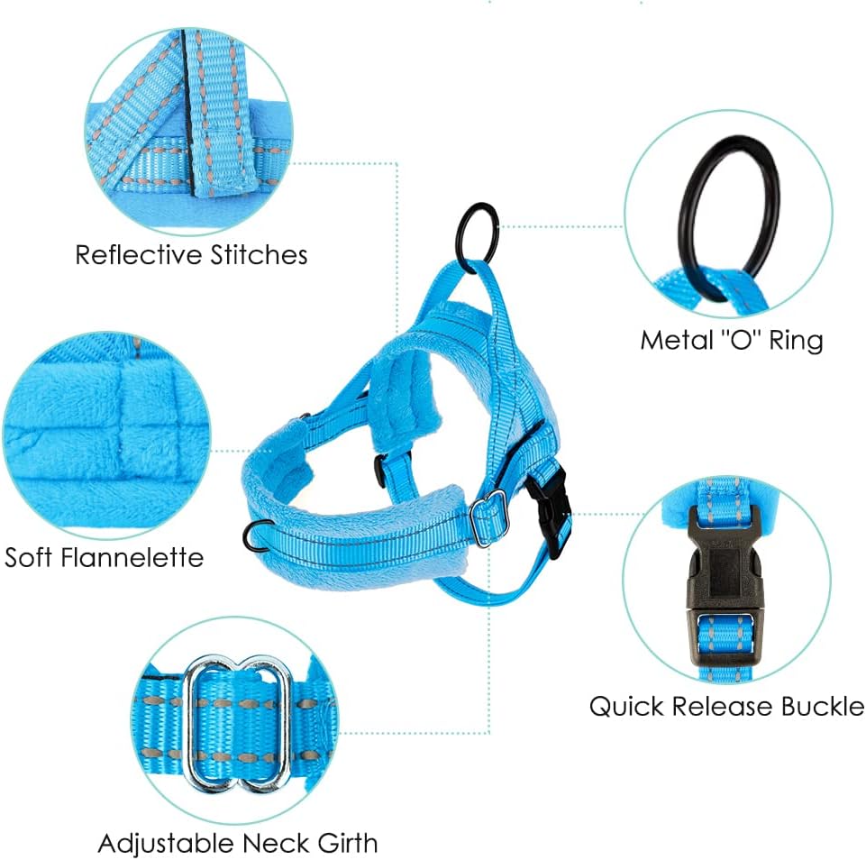 Thumbnail 4 de Eyein Dog Harness Small Dog (XS) – Anti-Pull Heavy Duty Vest with Reflective Lead Set