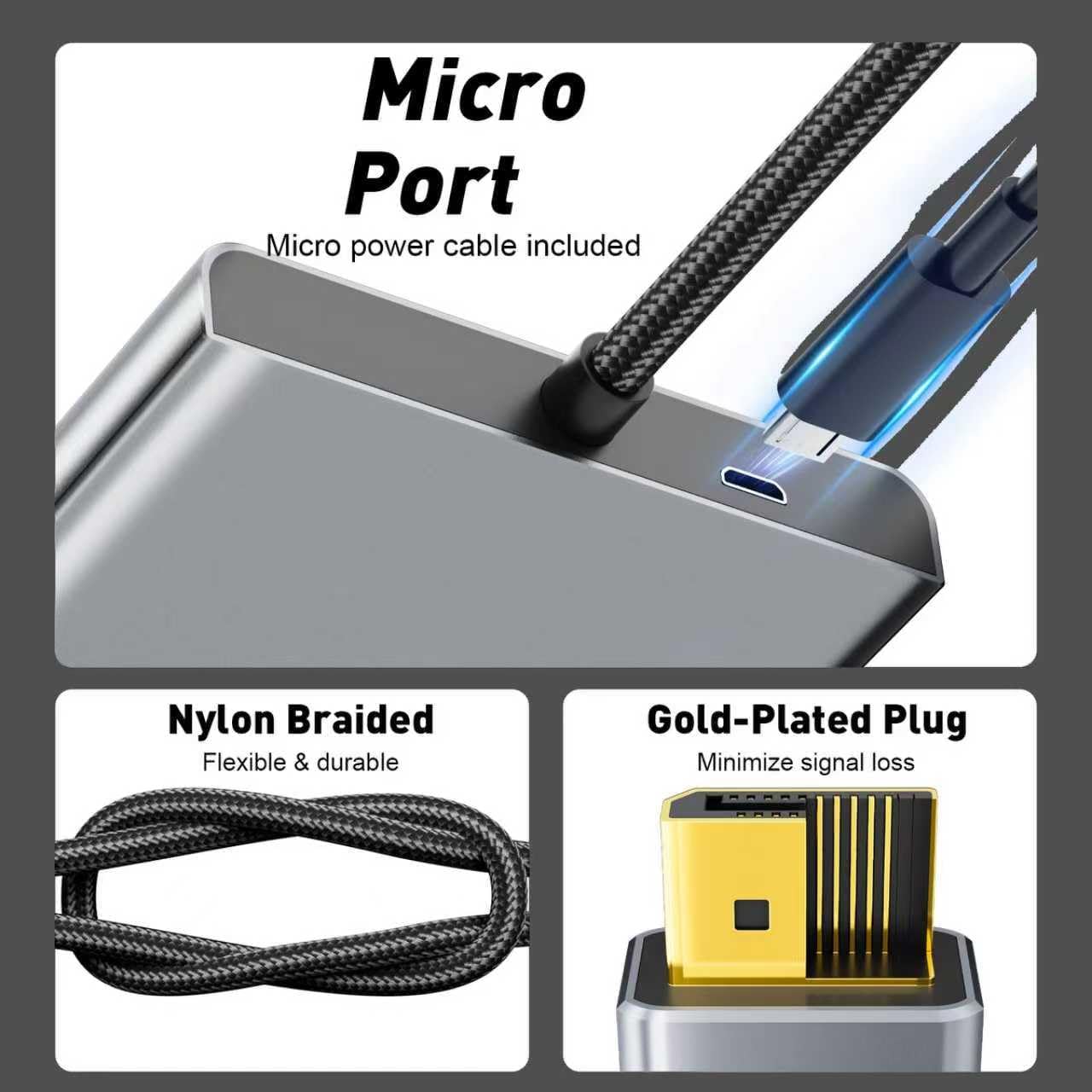 Thumbnail 6 de UANTIN DP to HDMI splitter for 3 monitors