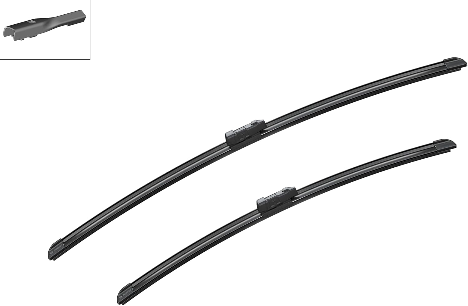 Detalle de Bosch eA638S Aerotwin – Jeu de balais d’essuie-glace avant (650/530 mm)