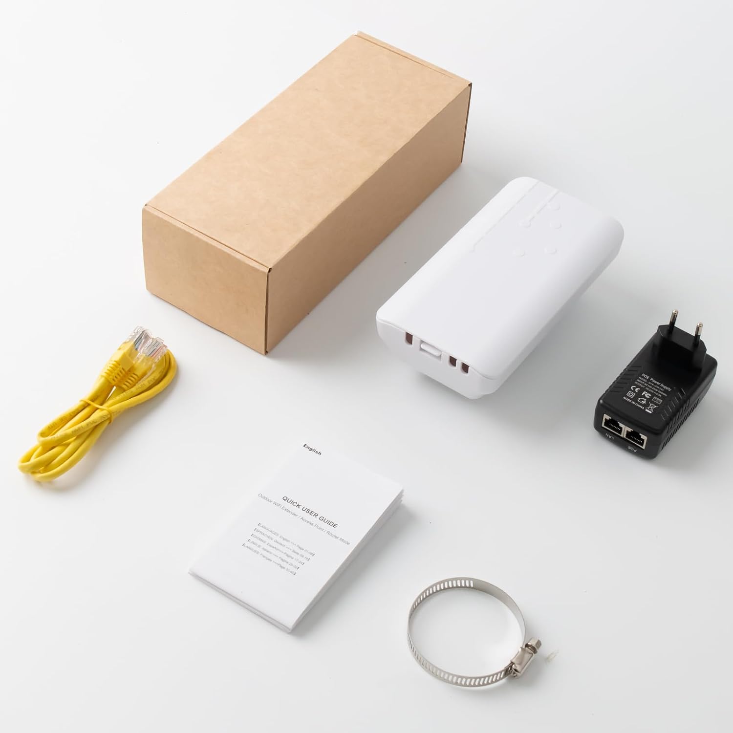 Thumbnail 6 de MEETOWN Outdoor WLAN Repeater – 300 Mbps, wetterfester Außen-Verstärker IP65, mit LAN, Repeater/Router/AP-Modus