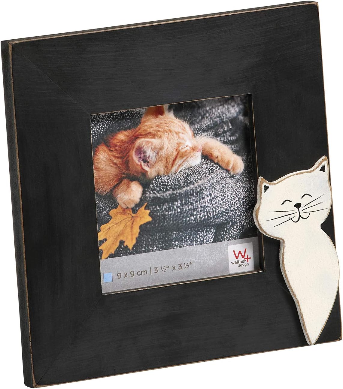 Thumbnail 3 de Walther design Figurine décorative Blanc en Bois, Chat CA199W