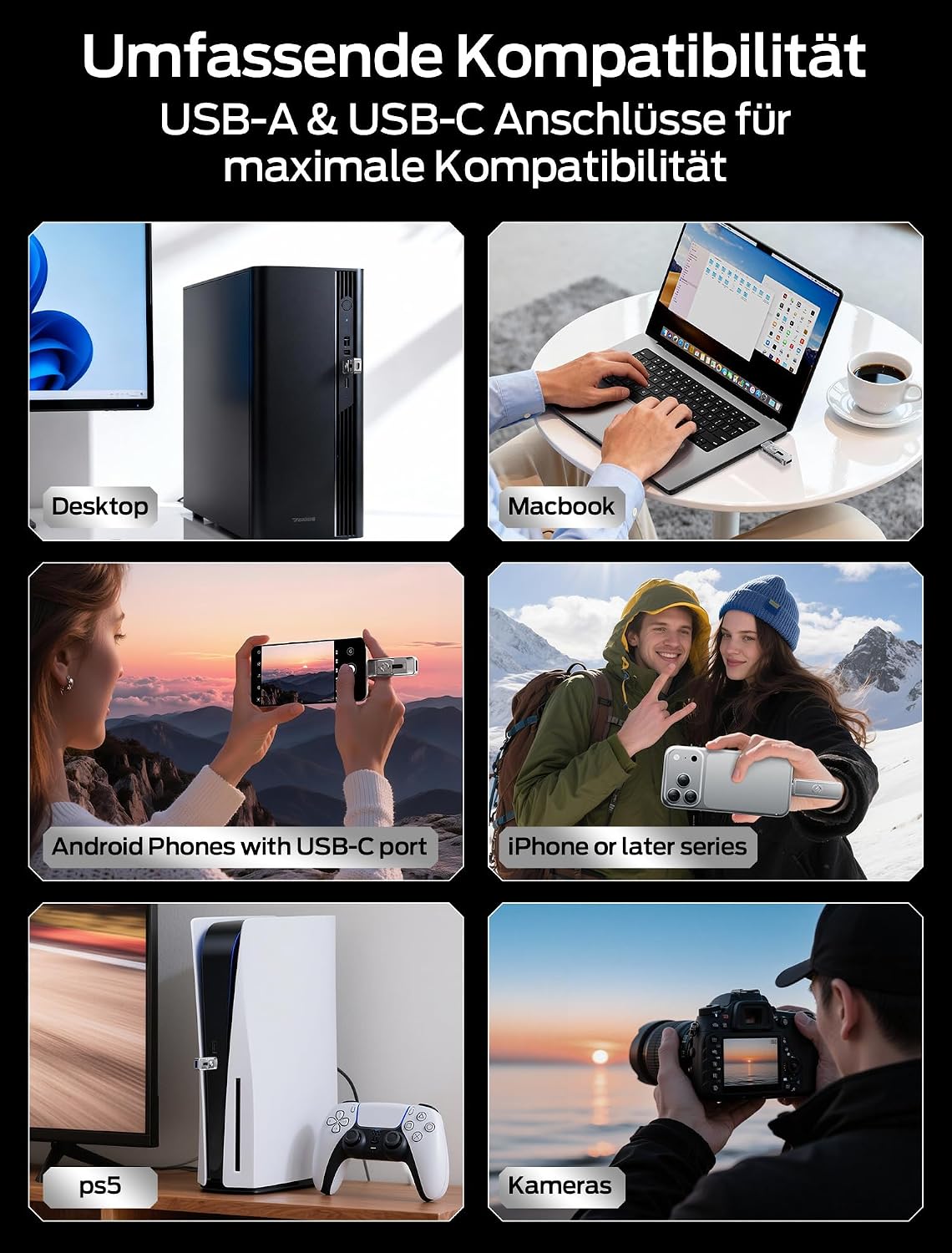 Detalle 2 de MOVE SPEED Externer SSD 1 TB 1050 MB/s
