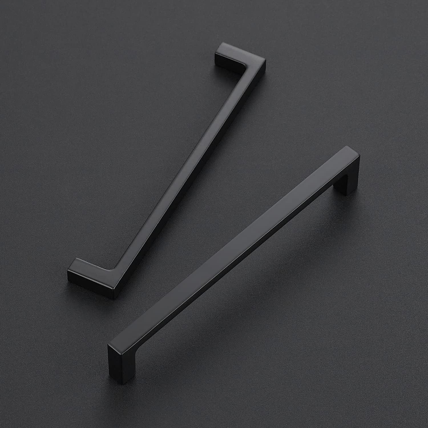 Detalle 2 de Ravinte J100XFX160HS20 Cabinet Pulls, Matte Black Zinc Alloy, 20-Pack