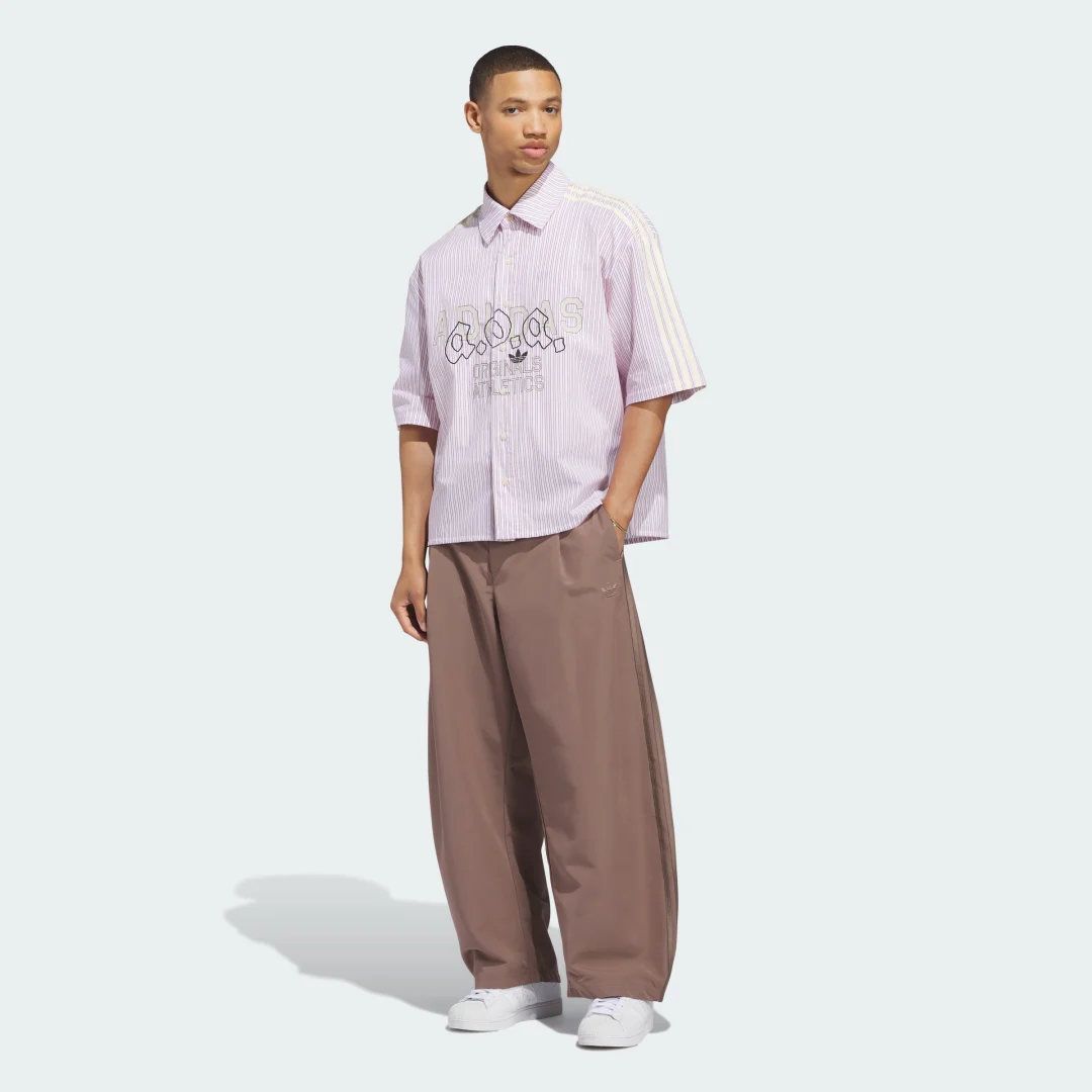 Thumbnail 2 de Pantalón Originals Woven Barrel de Adidas: comodidad y estilo urbano en marrón