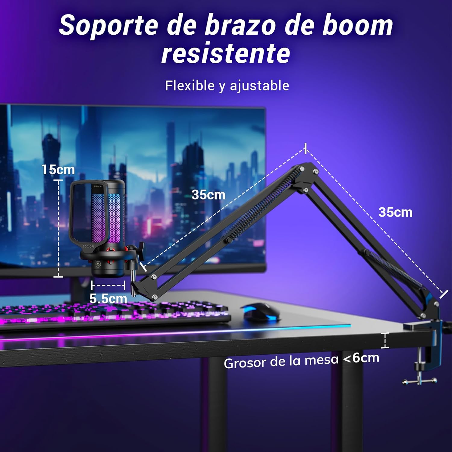 Thumbnail 6 de TONOR TC310+ Micrófono USB para streaming