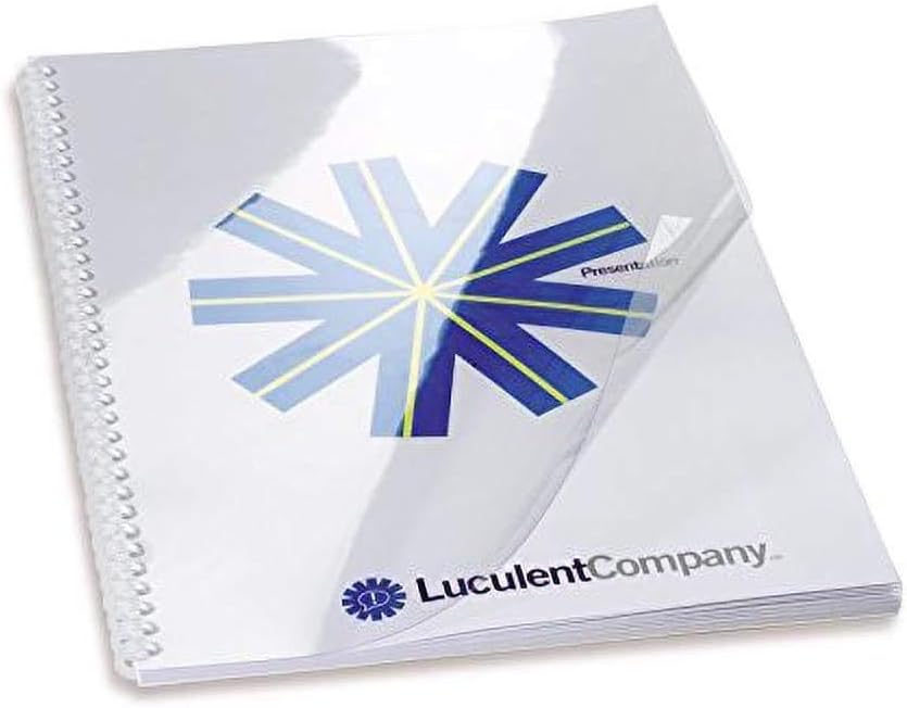 Detalle 2 de GBC HiClear Binding Covers 250 micron A4 Clear (Pack of 50) – 41605E