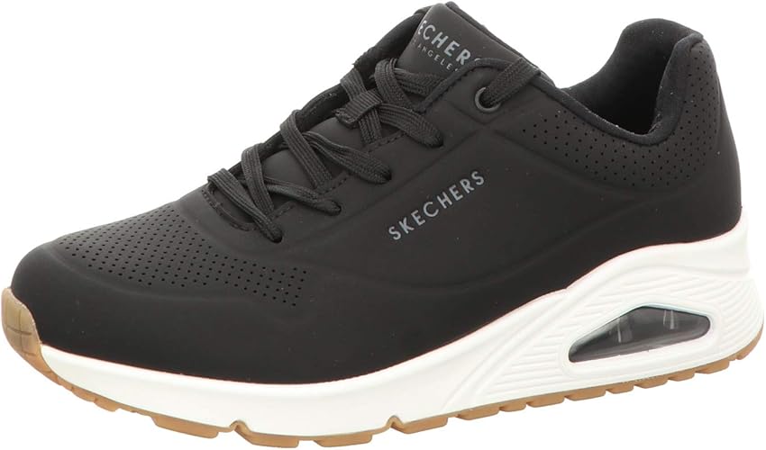 Thumbnail 2 de Skechers Uno - Zapatillas Mujer Black Durabuck 🖤