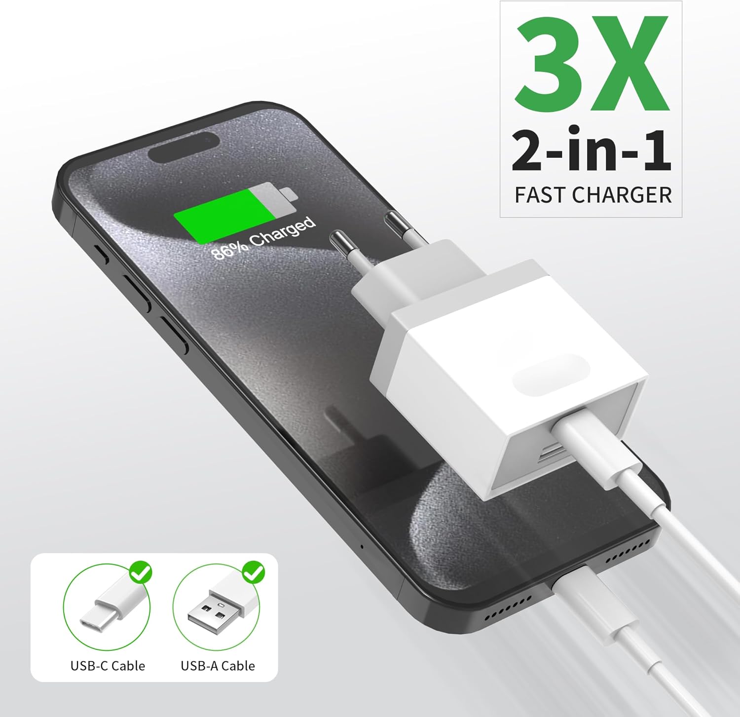 Detalle 2 de Wufuera Cargador USB‑C 20W 🔌