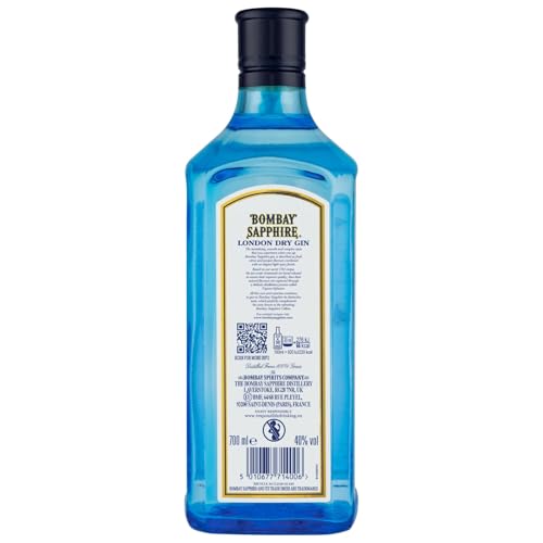 Thumbnail 8 de Bombay Sapphire London Dry Gin – Dampfinfusion mit 10 handverlesenen Botanicals, 40% vol., 700 ml