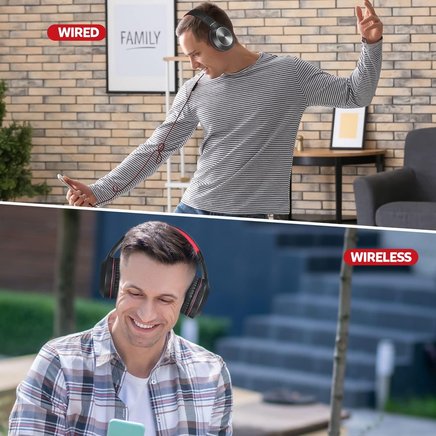 Thumbnail 6 de Rydohi Bluetooth Headphones Over Ear