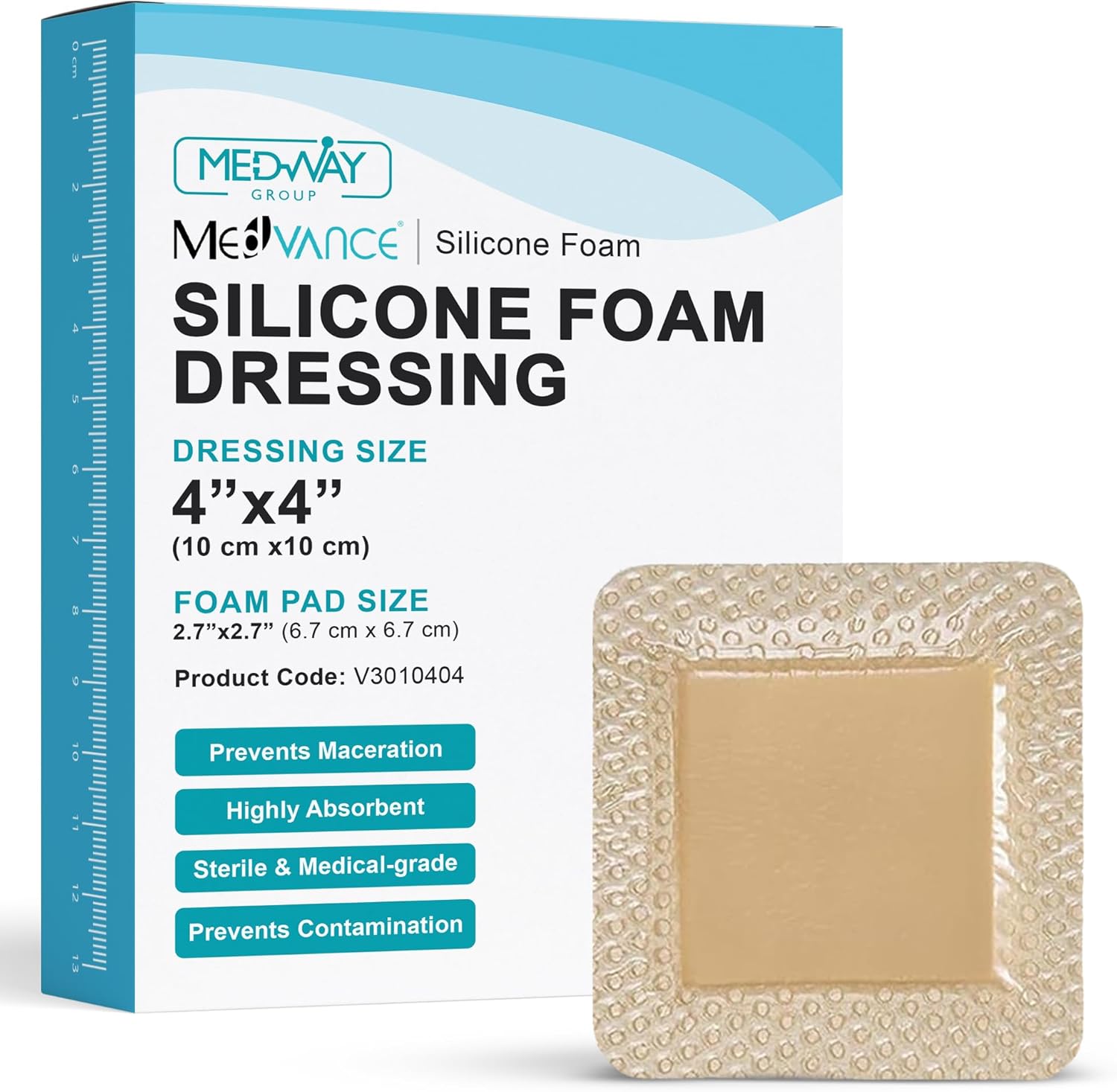 Thumbnail 6 de MedVance TM Silicone Border Dressing, 7x7 in (Box of 10)