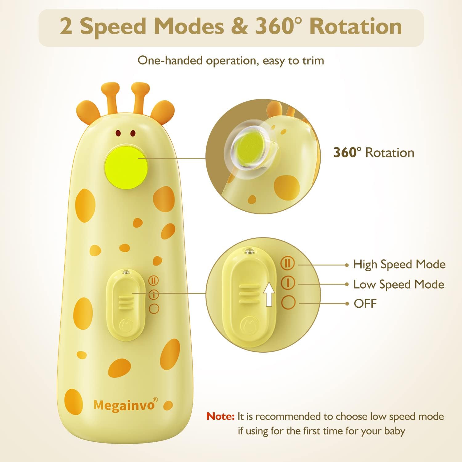 Thumbnail 3 de Megainvo 13-in-1 Baby Nail Trimmer Orange