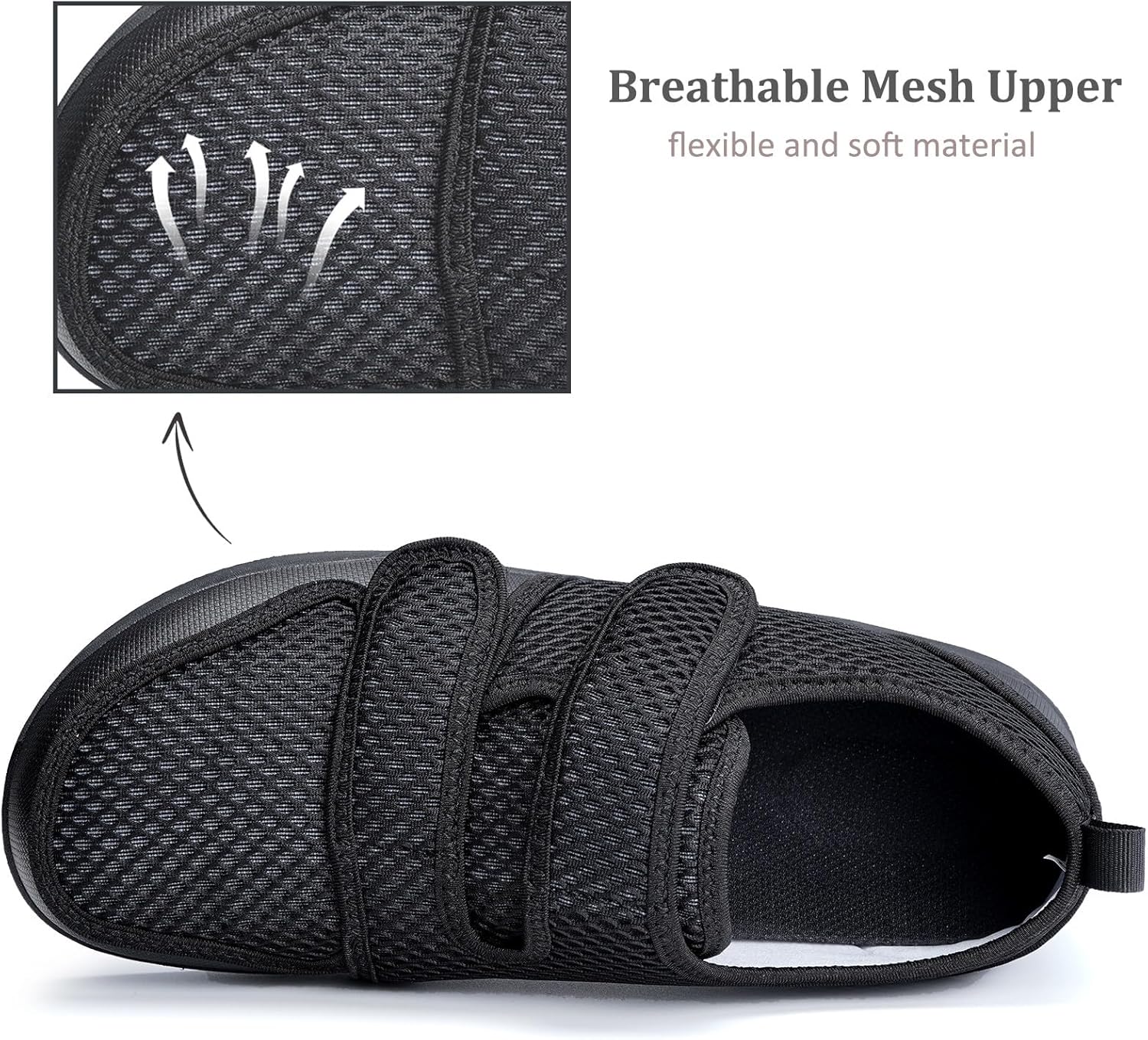 Thumbnail 3 de Hsyooes Chaussons Femme/Homme — Pantoufles ajustables, respirantes et antidérapantes pour intérieur et extérieur