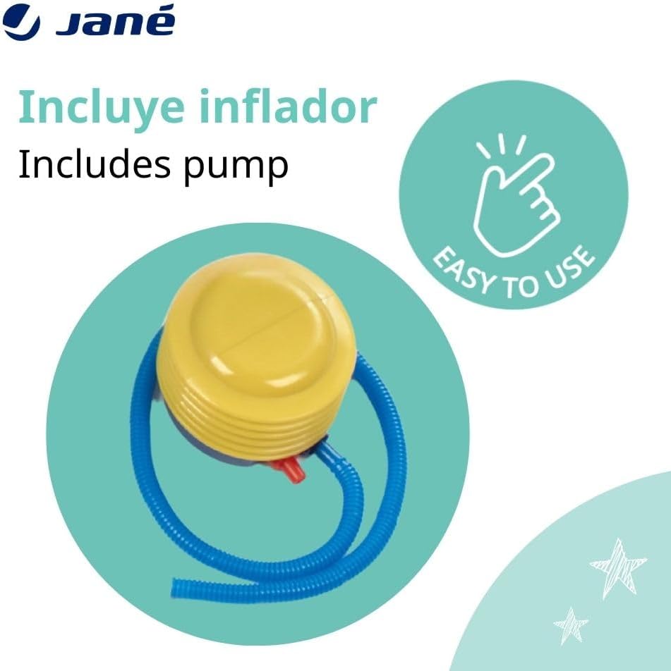 Detalle 2 de Jané Riduttore Doccia Bambino Gonfiabile 60x60 cm — Blu, pompe incluse