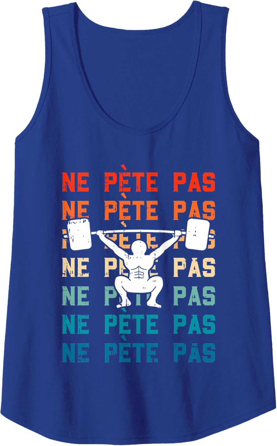 Thumbnail 2 de Ne Pète Pas Squat Débardeur Muscu Humour
