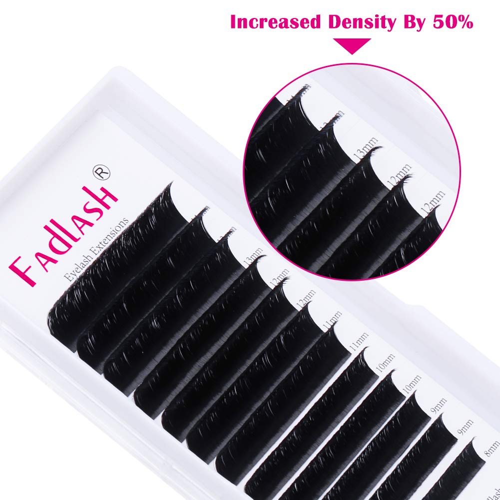 Thumbnail 6 de Selbstfächernde Volumen Easy Fan Lashes für Wimpernverlängerung (12 Reihen, 0,07 mm, CC Mix 8–14) – 12er-Pack