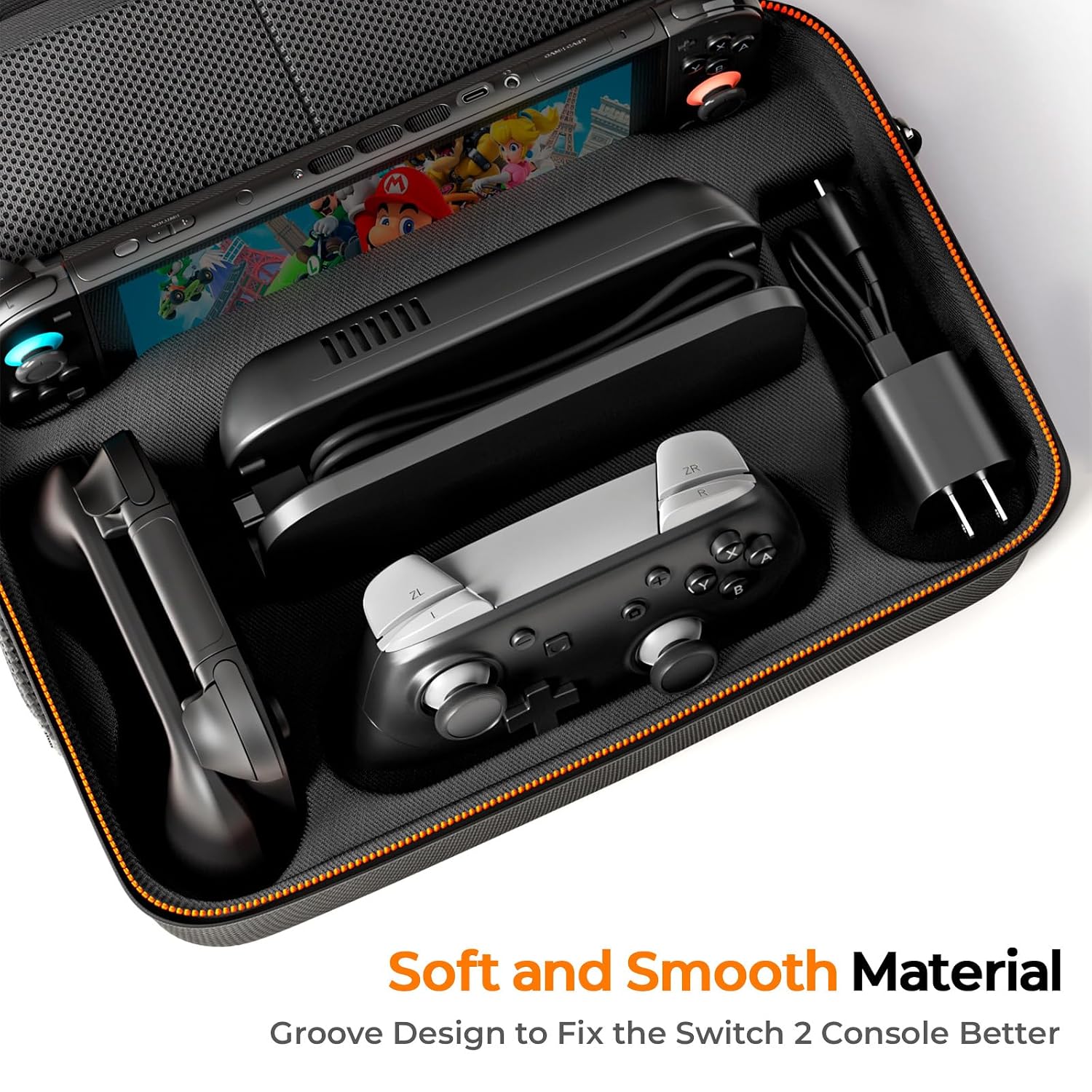 Detalle 2 de ZOZOVR Switch 2 Tasche 20 Kartenfächer
