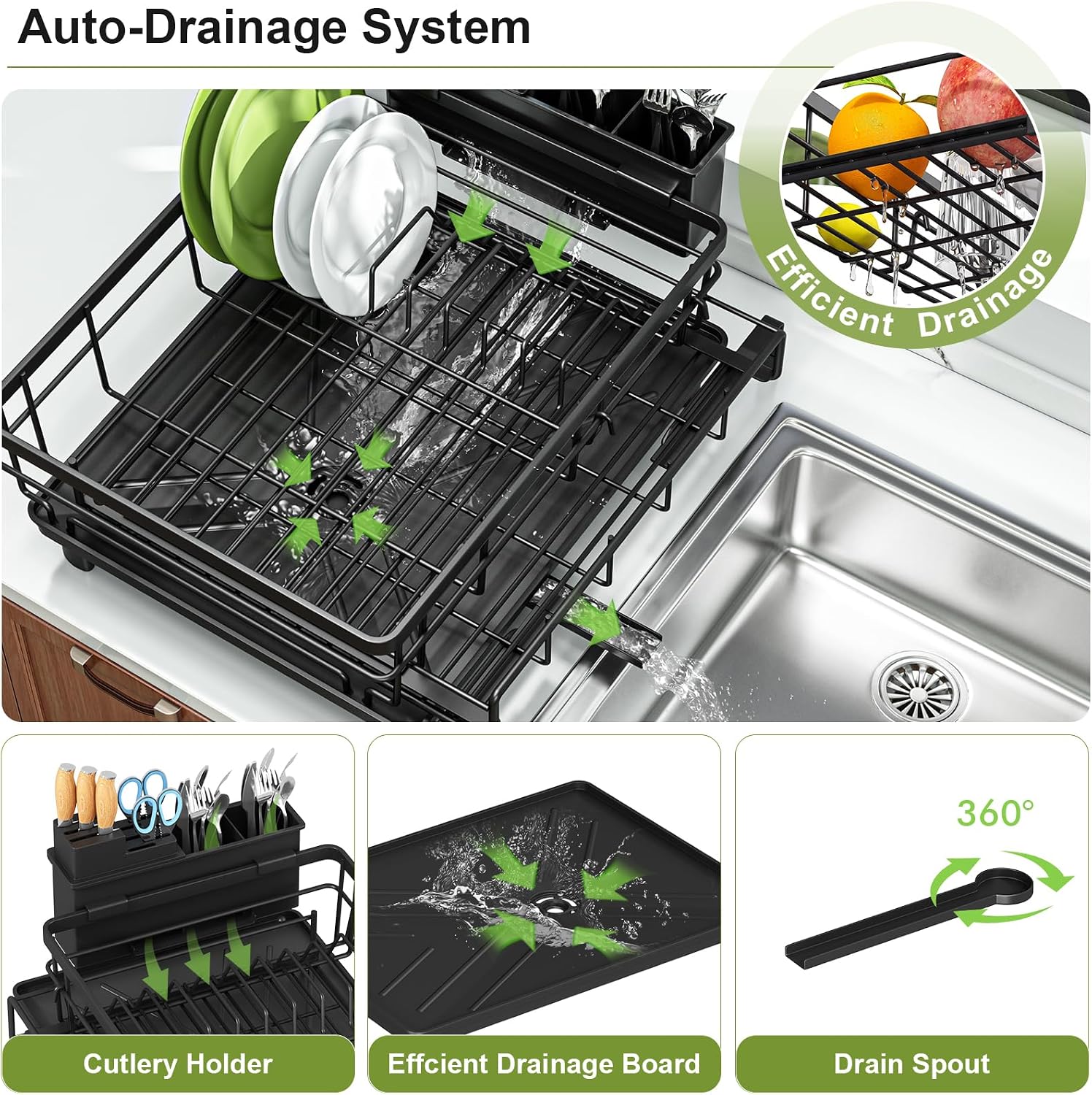 Thumbnail 4 de Caktraie Dish Drying Rack