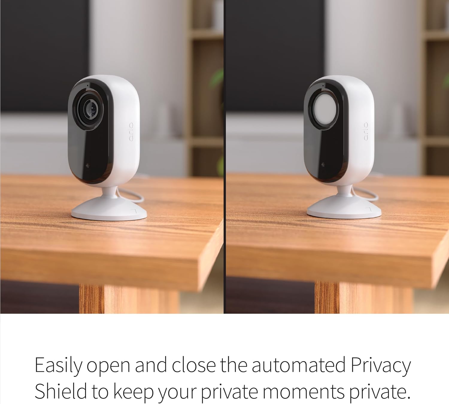 Detalle de Arlo VMC2060 Essential Indoor HD Camera (2nd Gen), 1080p, Privacy Shield