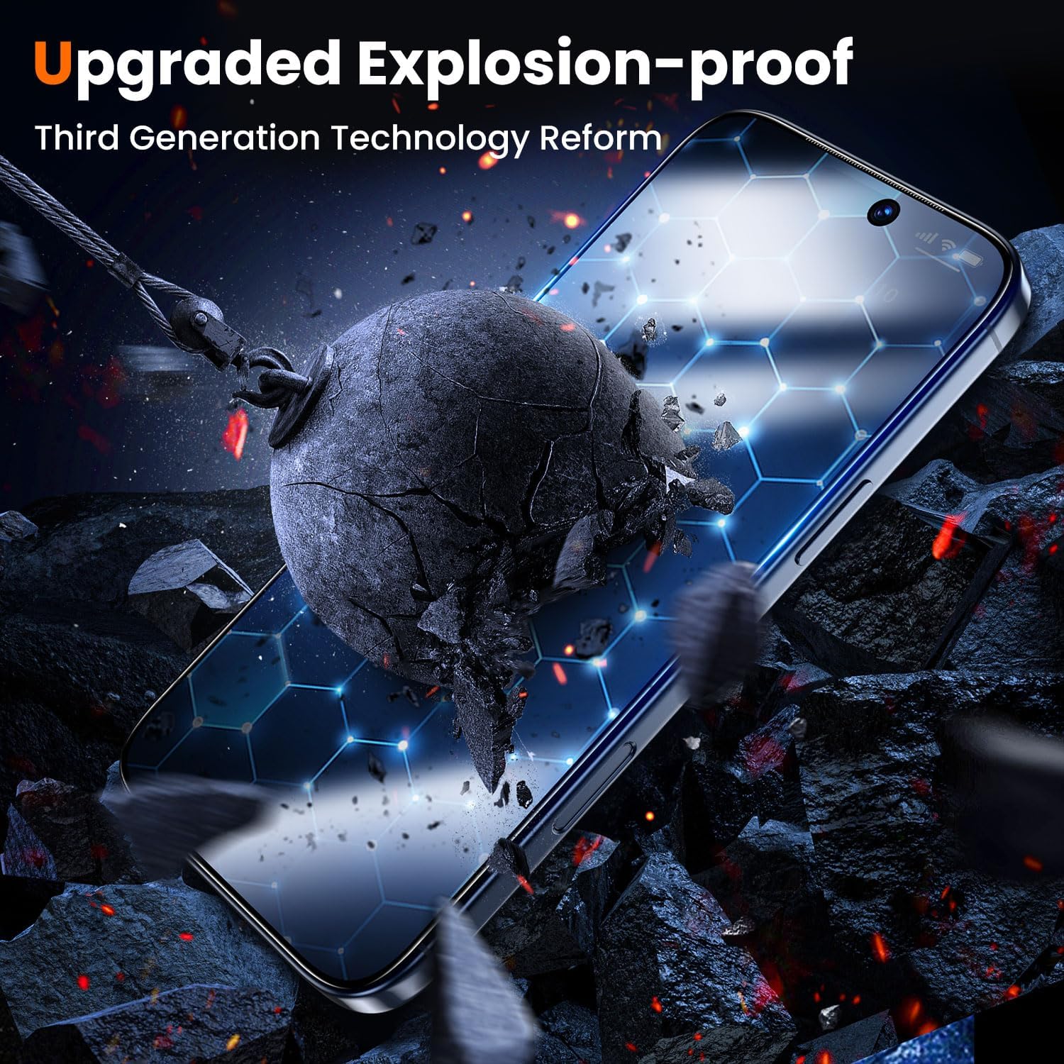 Detalle de UniqueMe Privacy Screen Protector 6.9 inch