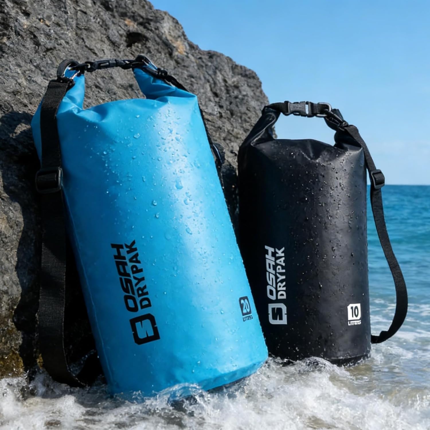 Thumbnail 5 de OSAH DRYPAK Dry Bag wasserdichte Tasche mit Rollverschluss und wasserdichter Handyhülle (5L–40L)