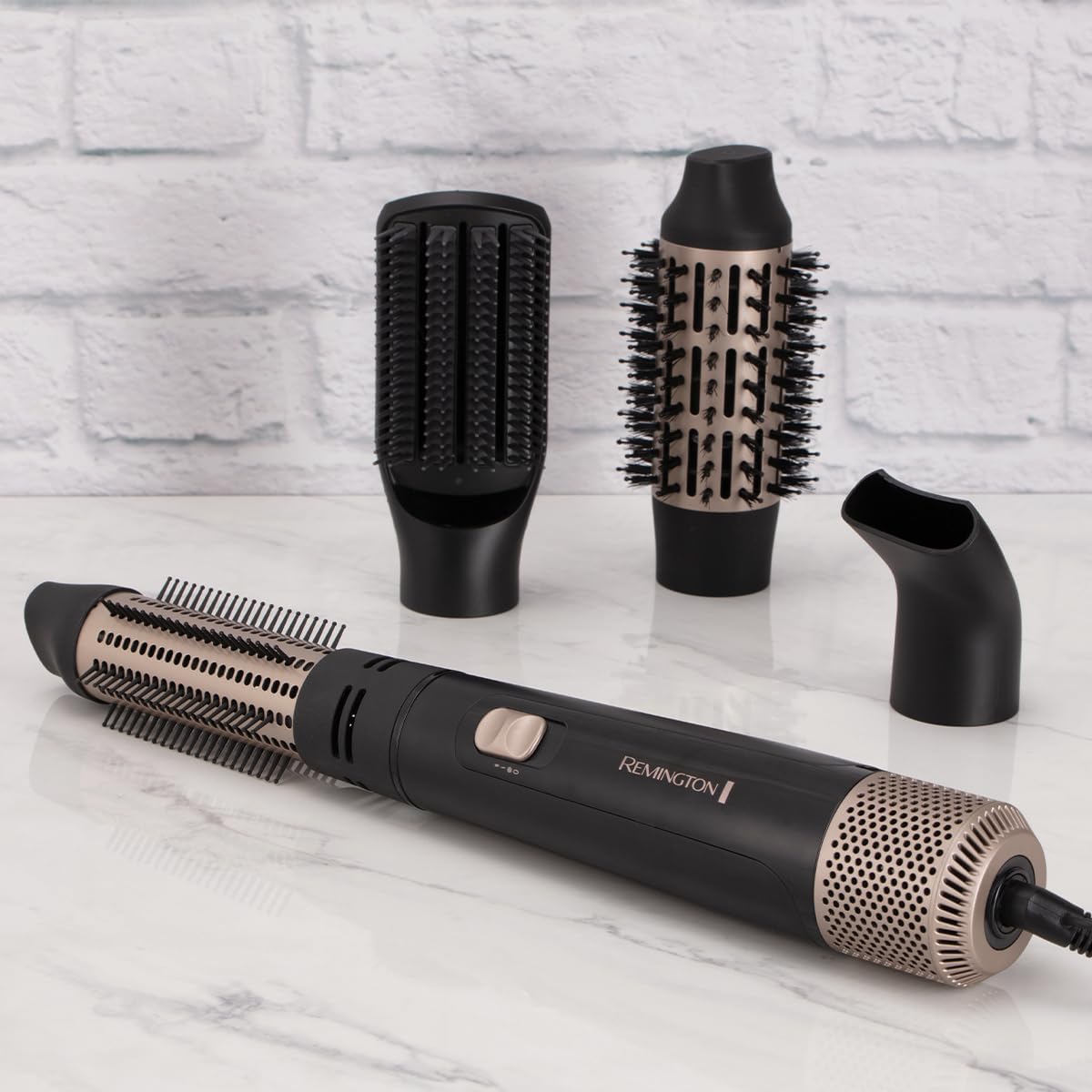 Thumbnail 1 de Remington AS7500 : brosse soufflante pour cheveux longs, 1000 W avec chaleur variable et air frais