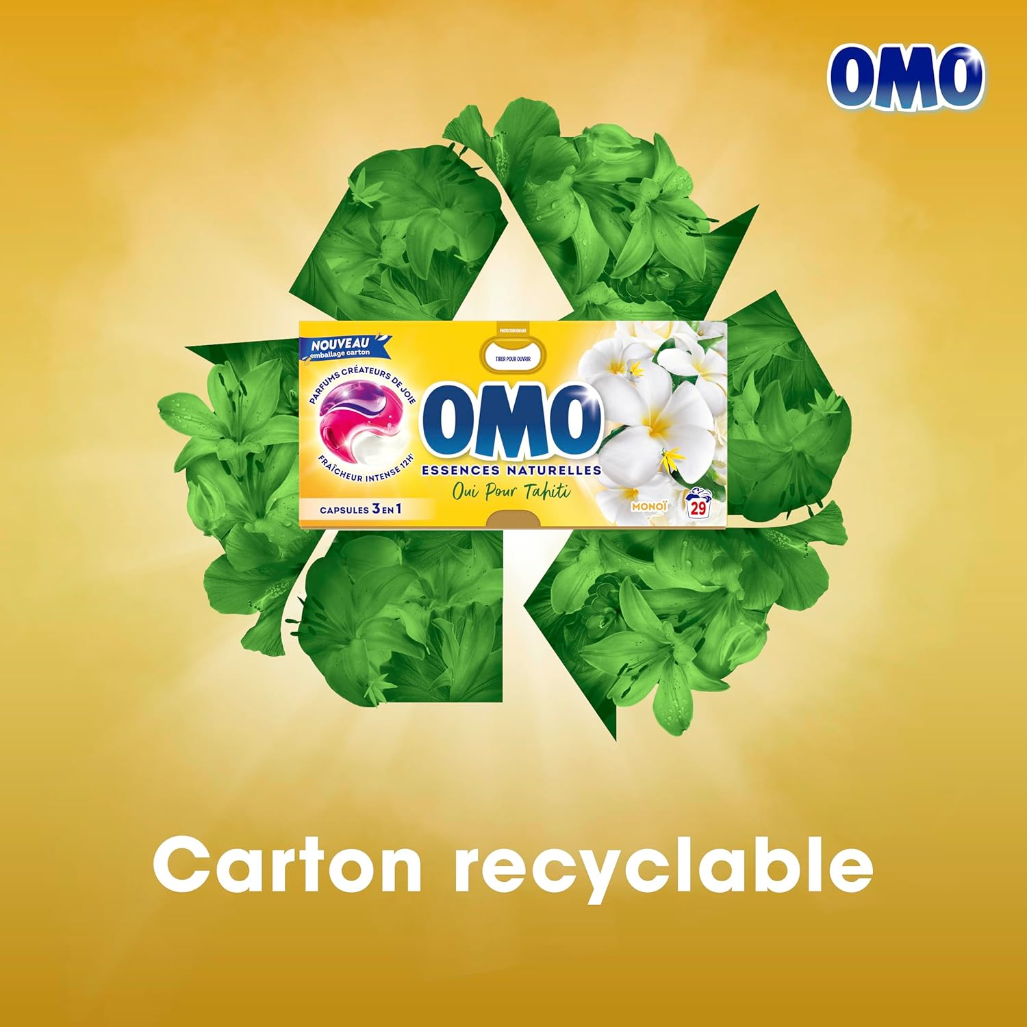 Thumbnail 5 de OMO Lessive capsules 3en1 Monoi — 87 lavages