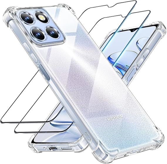 Detalle de Tentoki Funda Transparente para Honor 70 Lite 5G y X8 5G