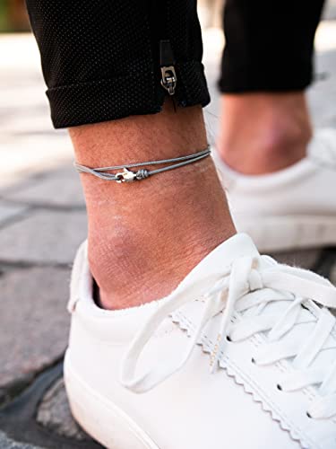 Detalle de Cavigliere Sottile Da Uomo e Donna con Chiusura a Clip – Made by Nami, 100% Impermeabile