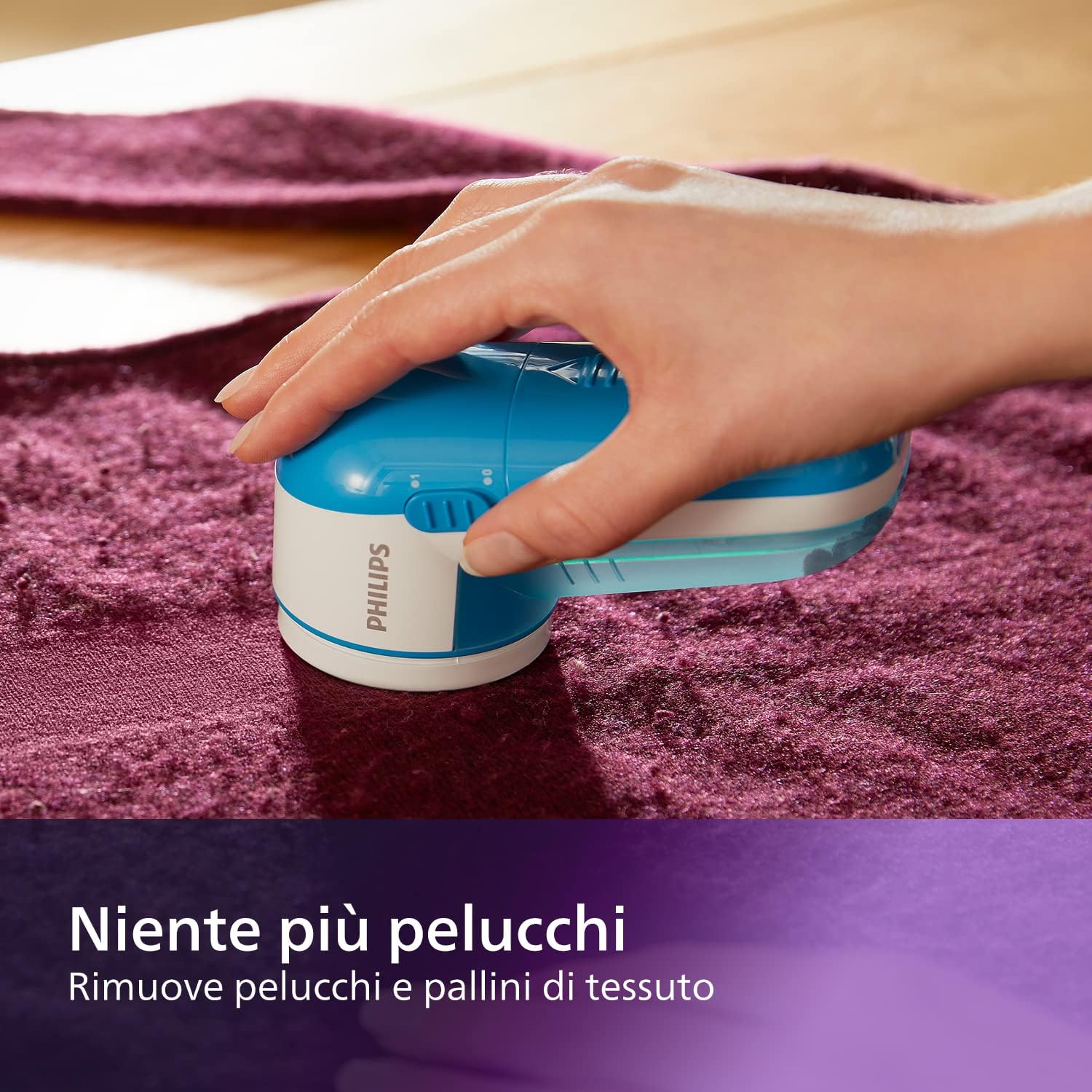 Thumbnail 2 de Philips Leva Pelucchi GC026/00 – Rimuove Pelucchi da Tutti i Tessuti con Lama Veloce