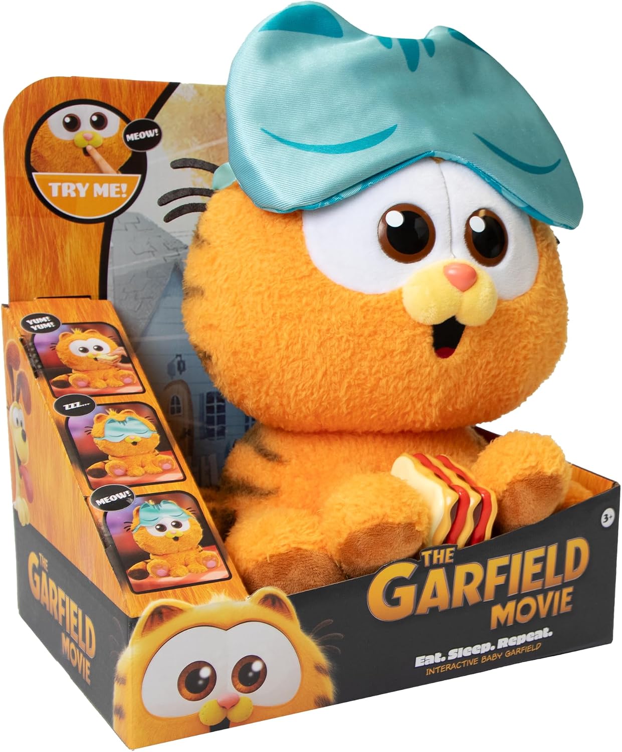 Detalle 2 de Animagic Baby Garfield peluche interactive 3 ans