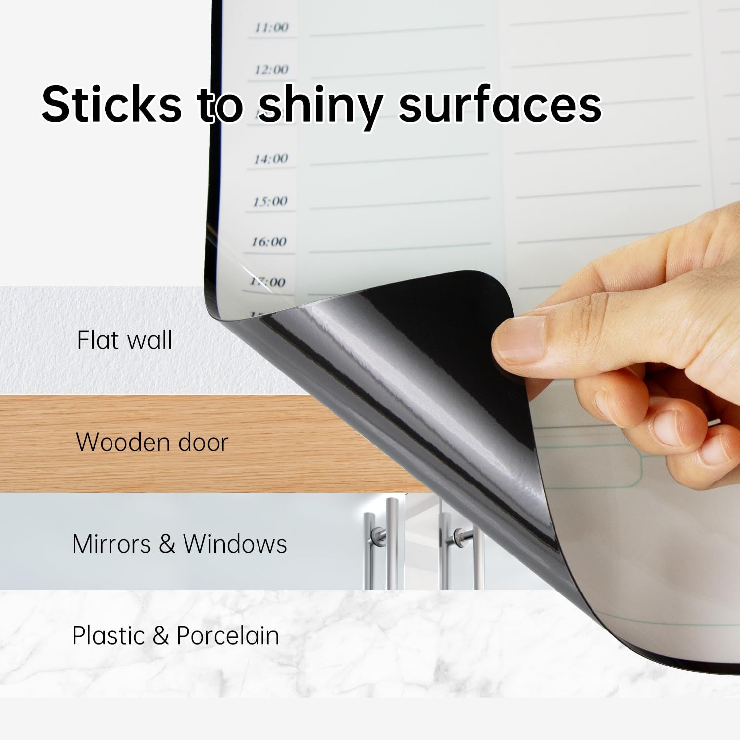 Thumbnail 2 de MCCORL Whiteboard Wall Weekly Planner (Self-Adhesive) Monday to Sunday, 42×28cm