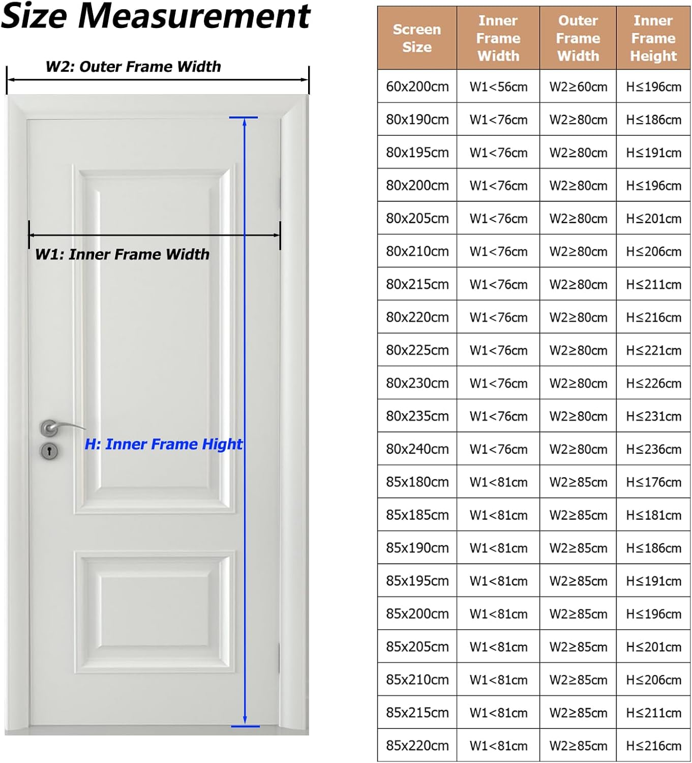 Thumbnail 4 de CWEEN CLU magnetische Fliegengitter-Tür für Balkontür, 85×205 cm, schwarz – bohrfrei