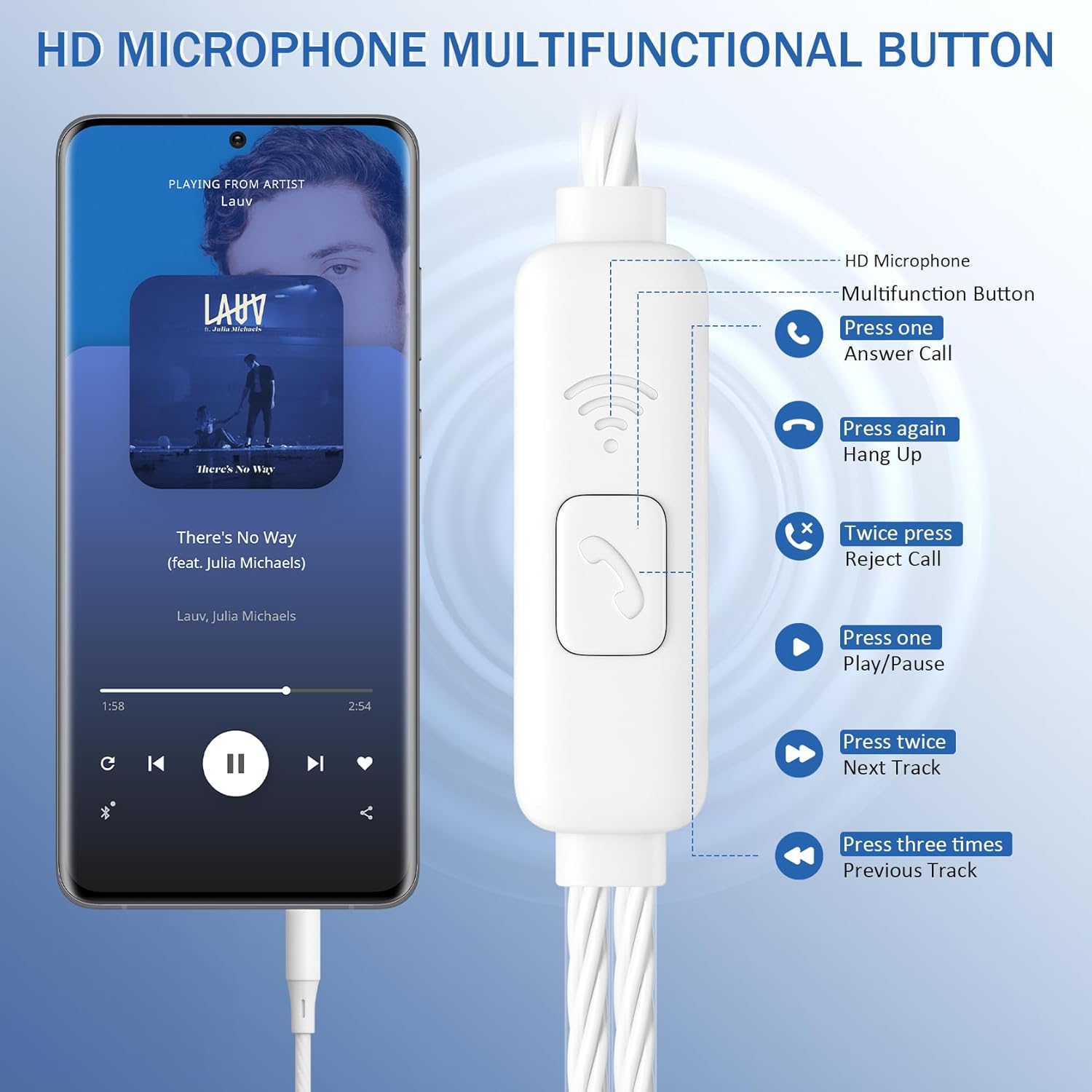Thumbnail 5 de Jogteg Earbuds 5-pack Wired Earphones
