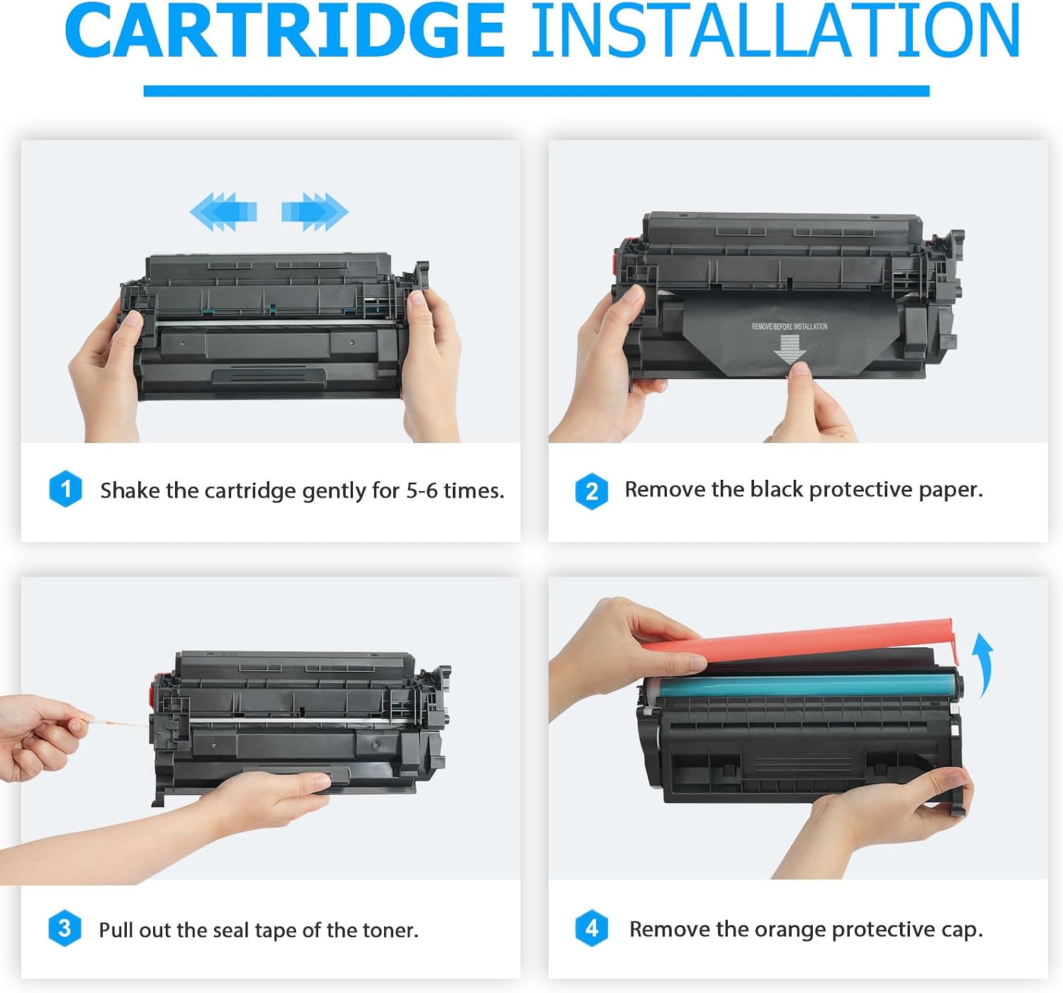 Detalle de 58A toner cartridge