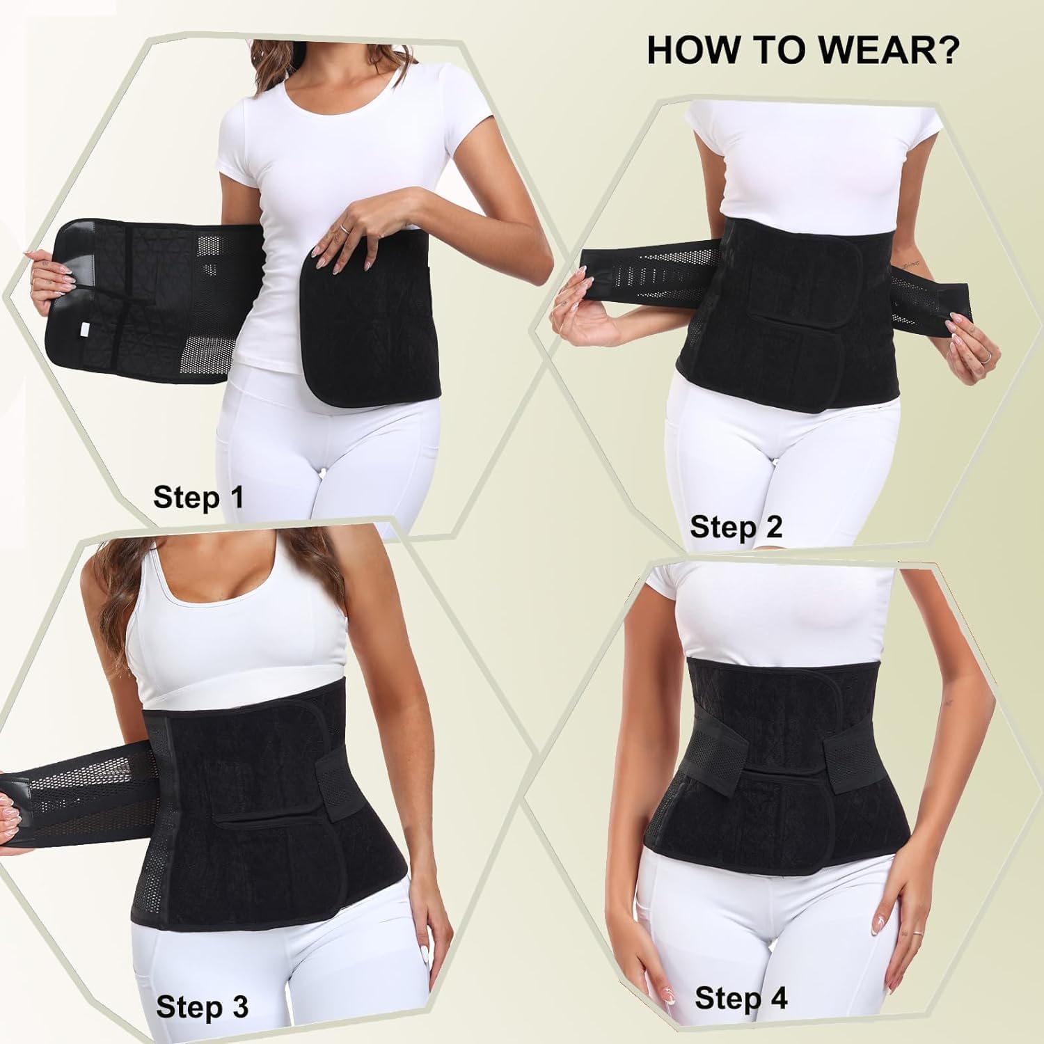 Thumbnail 6 de MAMODY Postpartum Belly Wrap C-section Recovery Belt