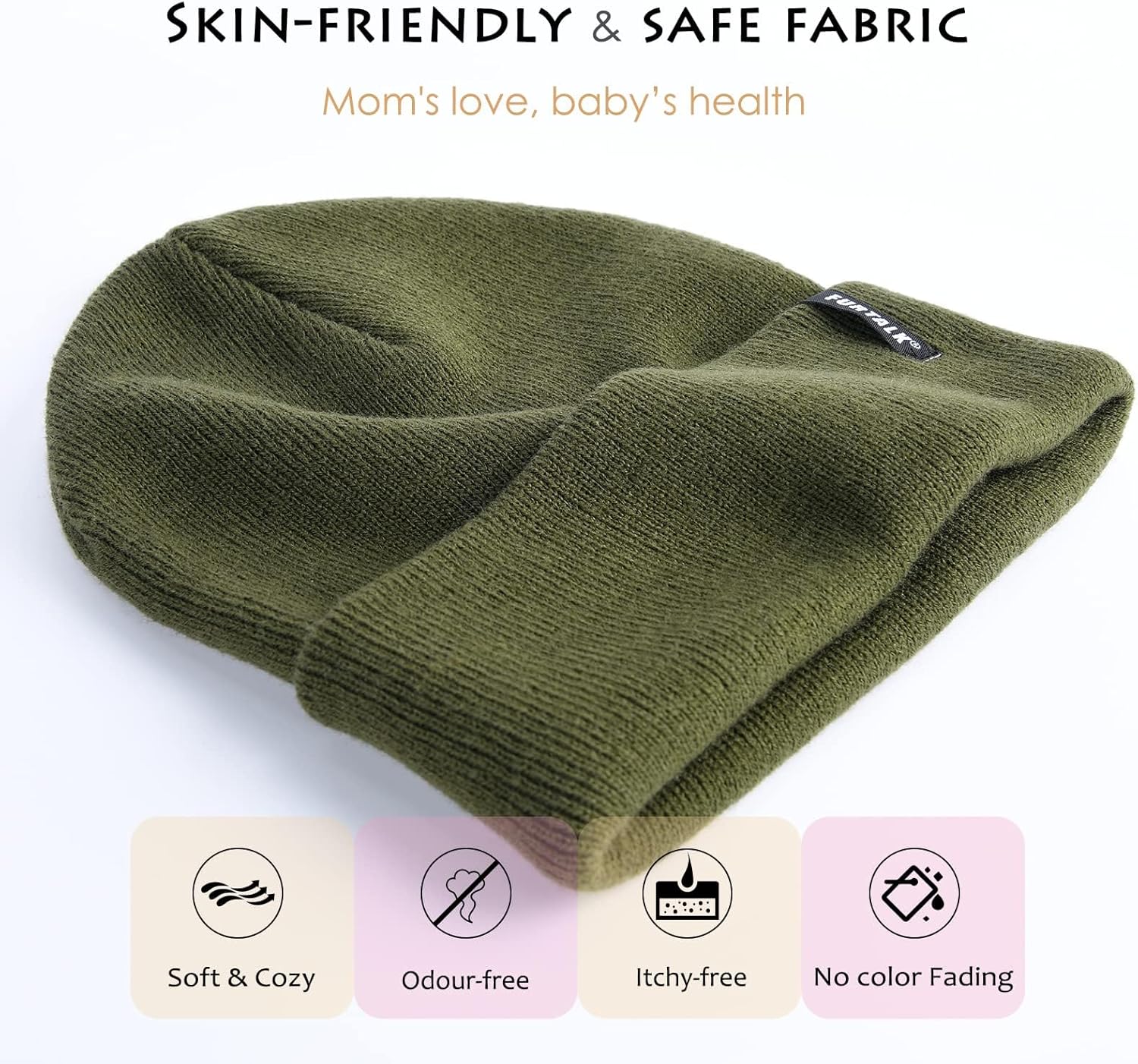 Detalle 2 de FURTALK Unisex Baby Wintermütze 3 Größen