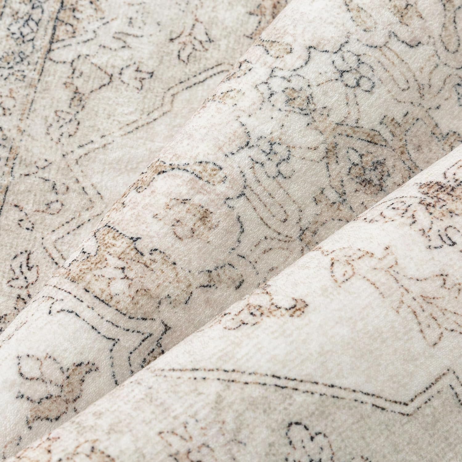 Thumbnail 6 de Tapis PureCozy Vintage 200x300 cm beige avec envers antidérapant