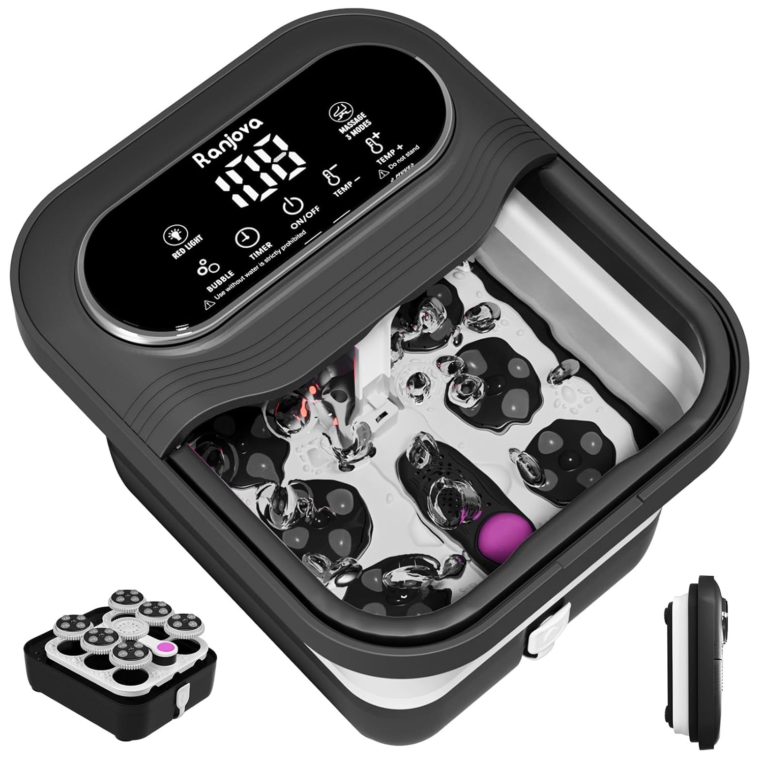 Ranjova Collapsible Foot Spa 95–118°F