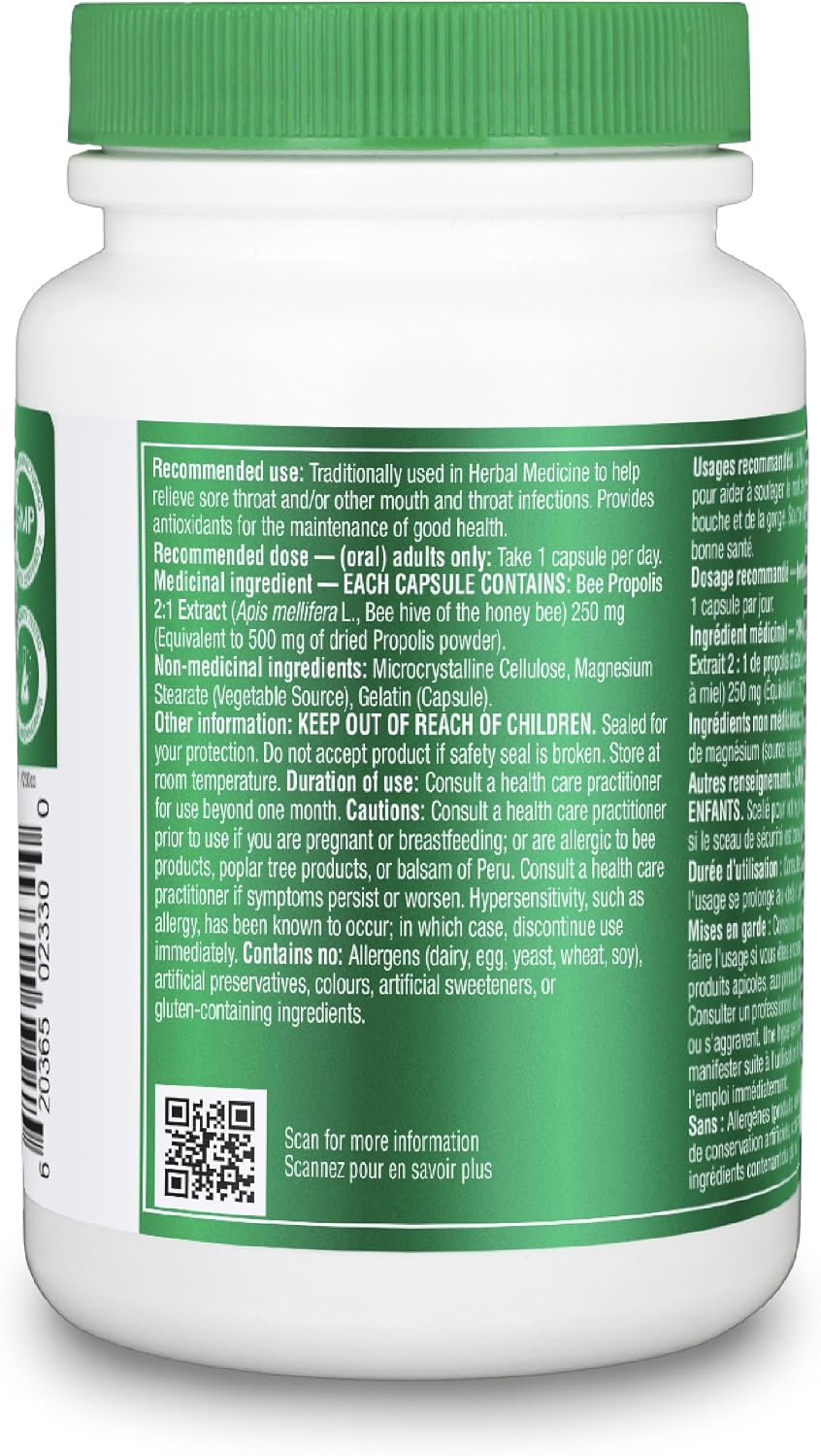 Thumbnail 6 de Organika 2330 Bee Propolis Capsules, Himalayan, 100 Count, Unflavoured