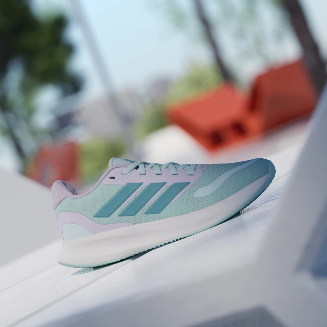 Detalle de Zapatilla Runfalcon 5 de Adidas en Turquesa