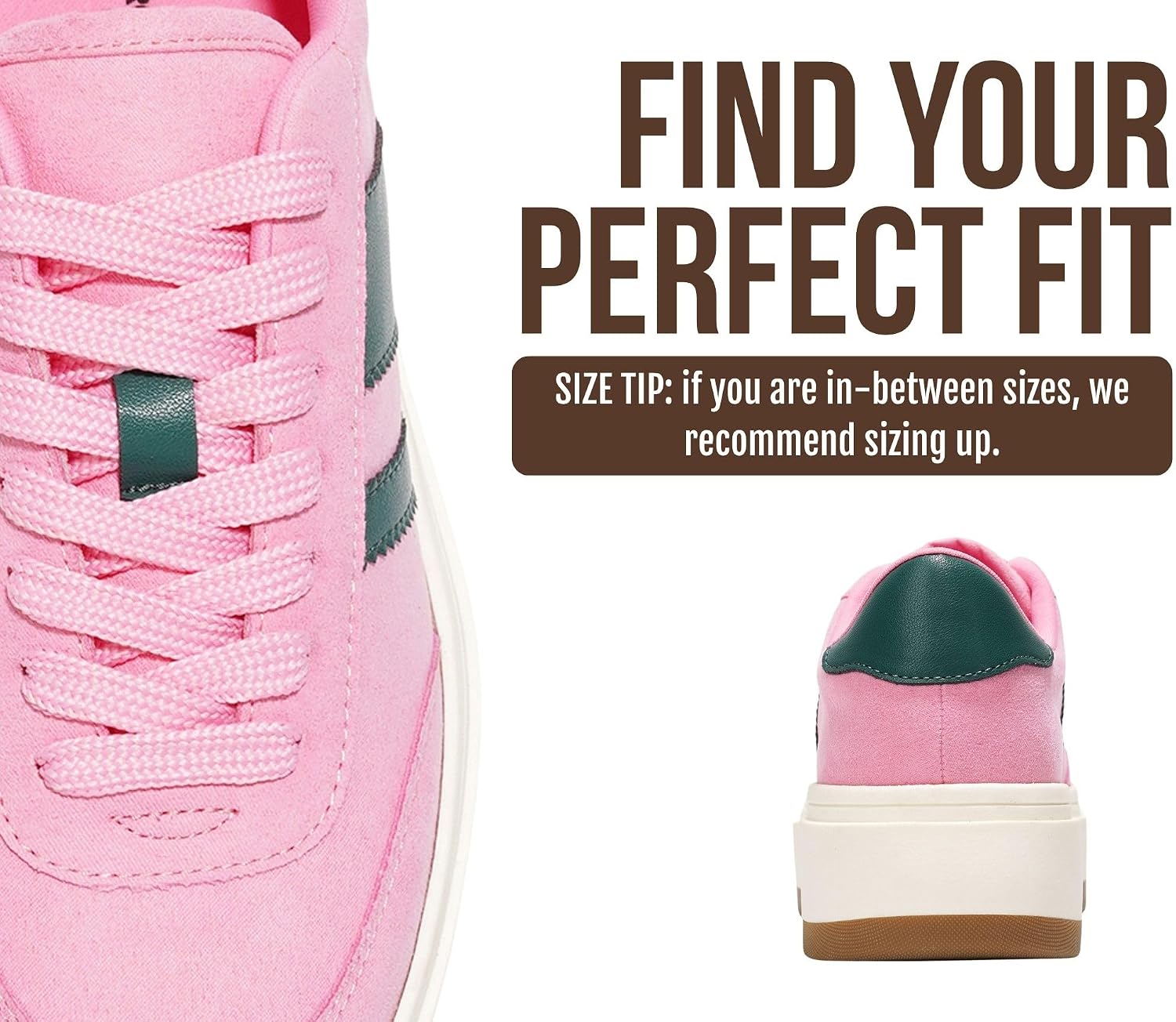 Detalle de Project Cloud Platform Sneakers for Women – Lightweight Memory Foam Insole, Non-Slip Platform Sneakers