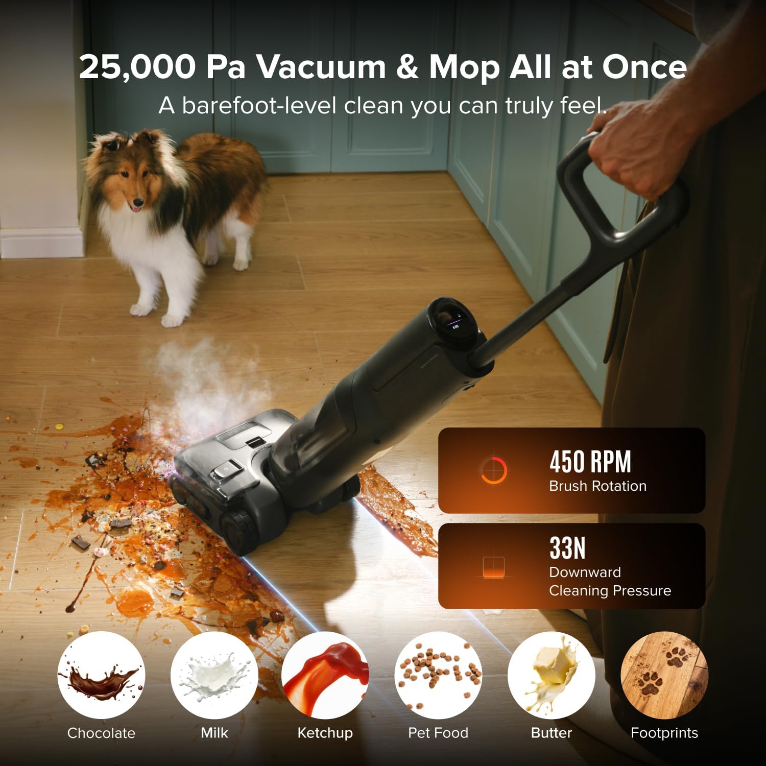 Thumbnail 2 de Roborock Steam Wet-Dry Vacuum Mop, 25,000 Pa Suction