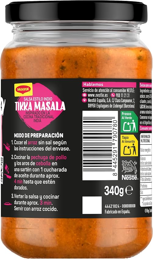 Thumbnail 4 de Maggi Salsa Asiática Tikka Masala 6 x 340 g