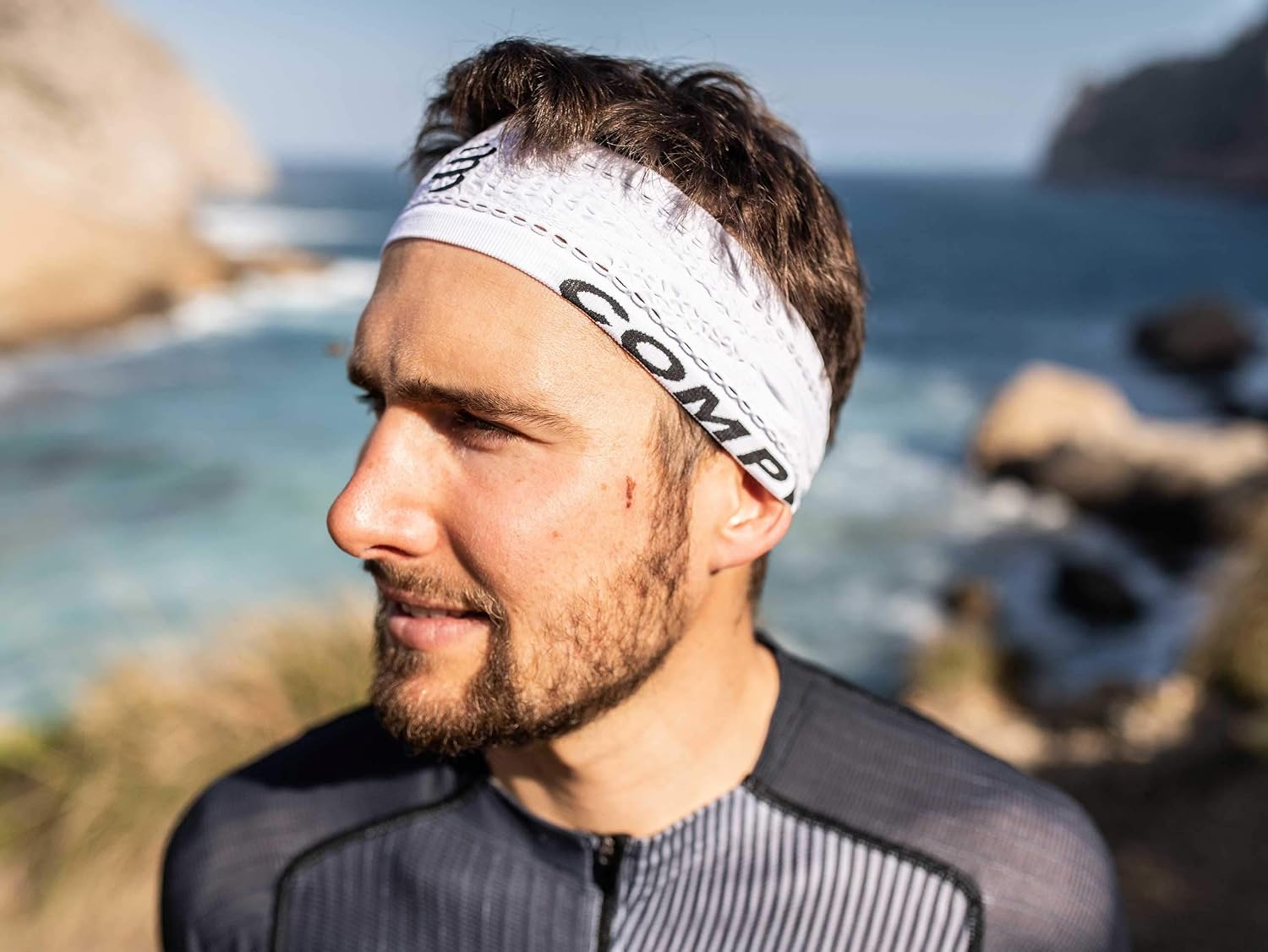 Detalle de Compressport Thin Headband 15 g bandeau running