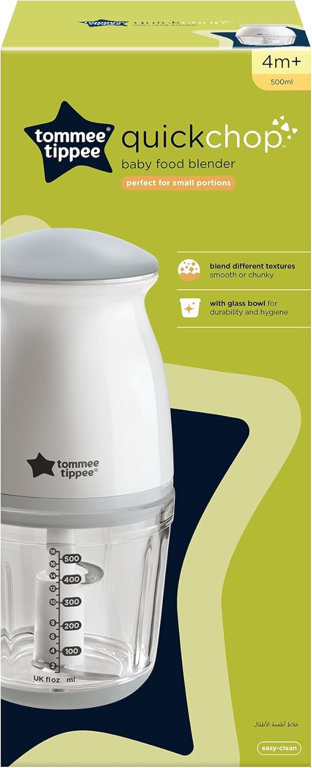 Detalle 2 de Tommee Tippee Quick-Chop: 500ml Mini Electric Baby Food Blender and Chopper