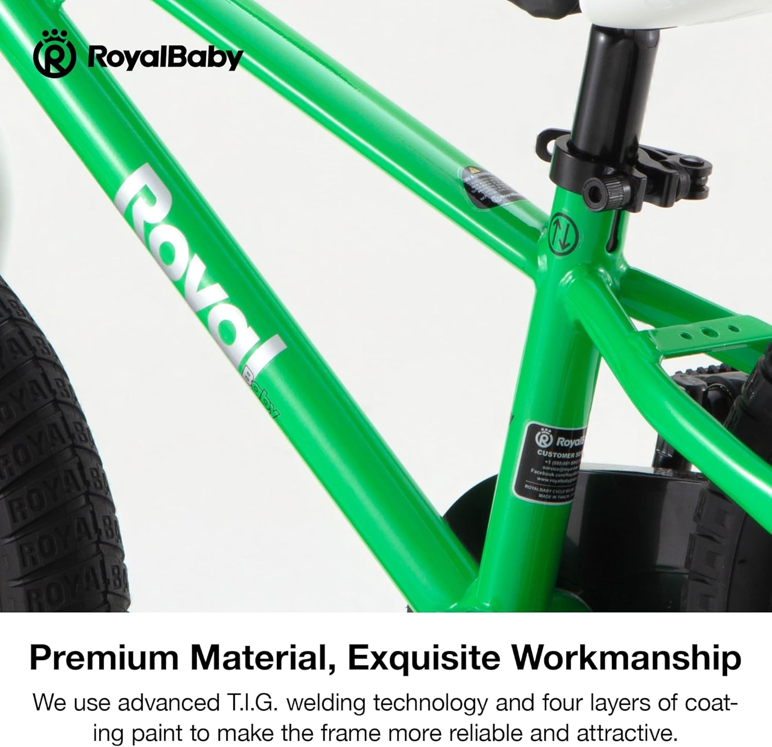 Thumbnail 3 de RoyalBaby Freestyle Classic Kids Bike 12–18 Inch