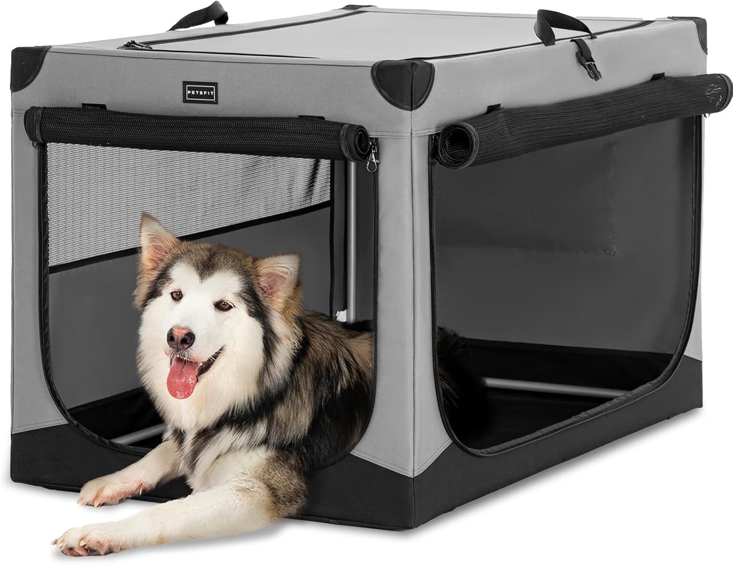 Detalle de Petsfit Soft Dog Travel Crate for Medium to Large Dogs up to 40 kg