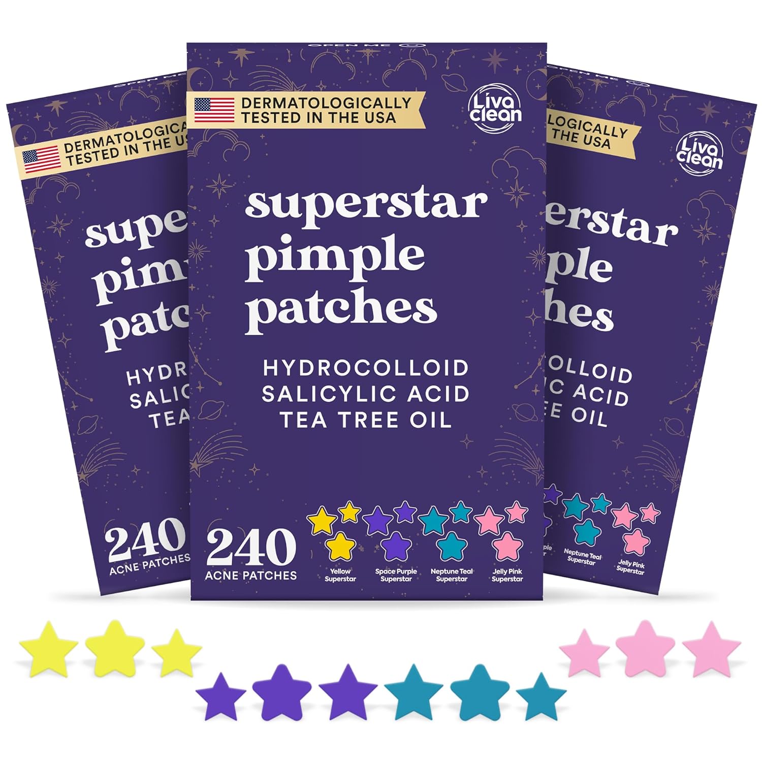 Thumbnail 6 de Livaclean Star Pimple Patches with Hydrocolloid ⚡